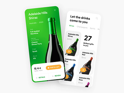 Secret File Ninety Five 3d animation app app design application blender blender3d drink green illustraion illustration market marketplace minimal product design store ui uiux visualization wine