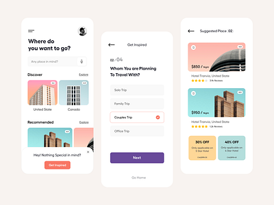 Travel App_UI app ui booking app clean hotel hotel app hotel booking mobile app mobile ui product design travel app travel app design travel app ui travel website traveling typography ui ui ux user experience user interface ux