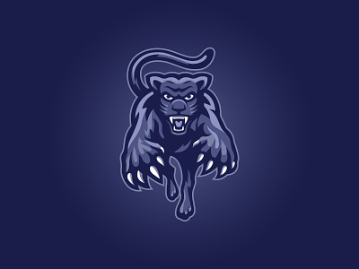 The Panther branding design illustration illustrator logo panther sports logo vector