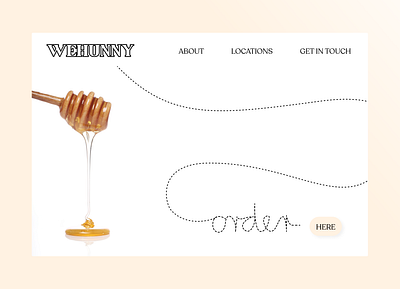 Clean landing page design 2021 2021 branding clean ui dailyui design designer honey landing landing design landing page landing page design order ordering ui ui design uidesign uxdesign uxui webdesign website