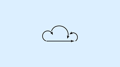 Daily Logo Challenge #14 - Cloud Computing adobe adobe illustrator dailylogo dailylogochallenge dailylogodesign design flat icon illustration illustrator logo logodesign minimal minimalist ui vector