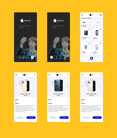 Mobile App adobe xd app design ui ux web