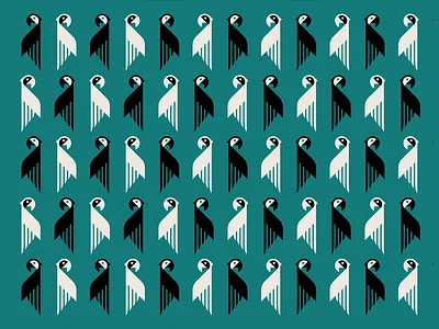 Parrots Wallpaper abstract birds graphic design illustration johannlucchini logotype minimal parrot parrots vector wallpaper
