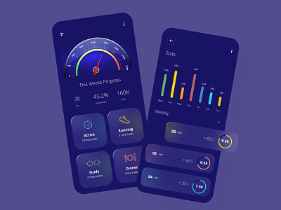 Fitness App Design app interface minimal mobile mobile app mobile ui mobileappdesign ui ui design uiux ux ui design