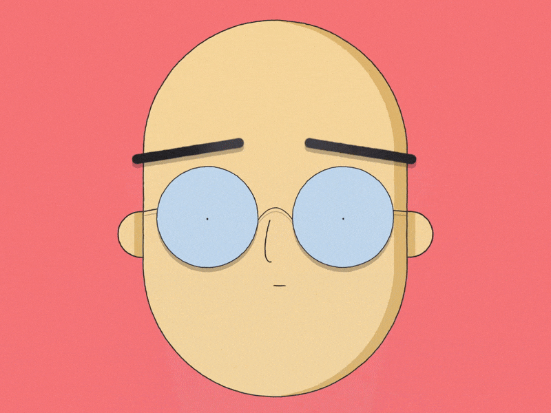 What did he see? after effects aftereffects animated gif character character animation illustration