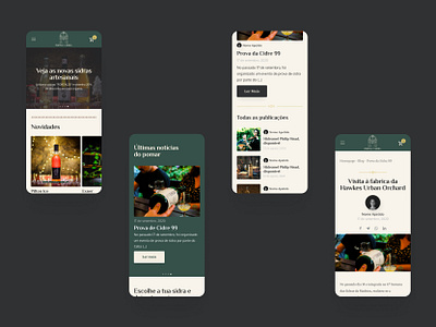 Portal da Sidra / mobile pages cider ecommerce elvas figma freelance loja online mobile mobile design mobile ui prototype responsive sidra ui ui ux ui design ui designer uiux ux webdesign website