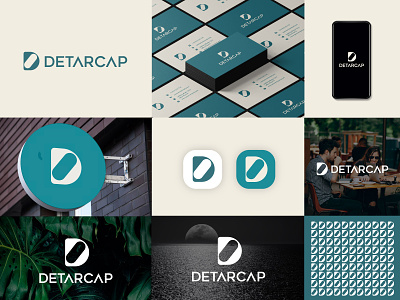 Detarcap logo branding brandmark custom logo d logo design icon identity letterlogo logo logo mark logodesign mark minimal minimalist symbol tech vector