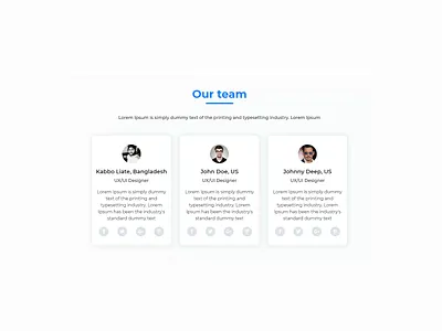 Team showcase team team members team showcase