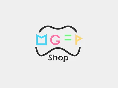 MGFP SHOP game logo game shop