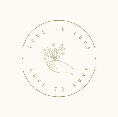 Love to Love botanical botanical illustration botanical logo drawing flowers hand drawn hand drawn logos logo logo design logodesign logodesigner logos organic