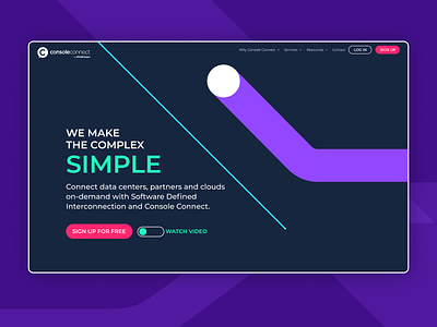 Console Connect website redesign brand branding homepage illustration information architecture interaction design interface design marketing rebrand ui ux web design website