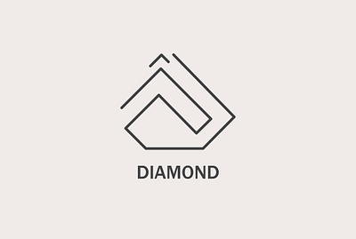 DIAMOND COMPANY LOGO DESIGN CONCEPT business logo design diamond company logo diamond logo illustrator logo logo design logo maker logotype minimal text logo typography vector