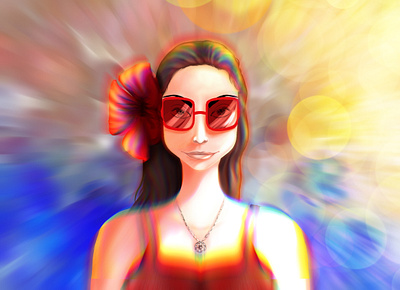 Girl summer art artwork avatar design drawing fashion girl girl illustration illustration procreate sketch spain spanish girl spanish girl summer summertime woman woman illustration