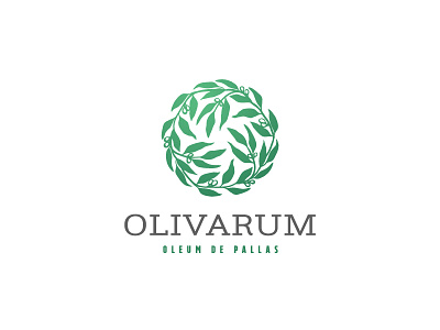 olive branch logo branding cosmetics feminine health illustration leaves logo medical oil olives plant product wreat