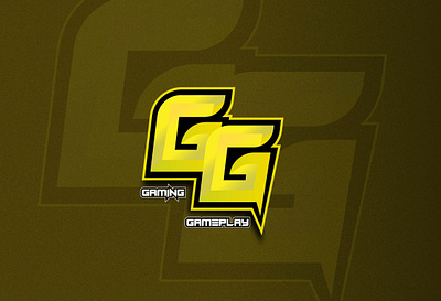 GG Initial Logo branding design esport esport logo esportlogo game art game esport gaming typography ui