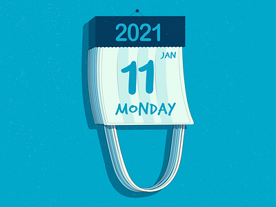 Calendar 2021 illustration vector