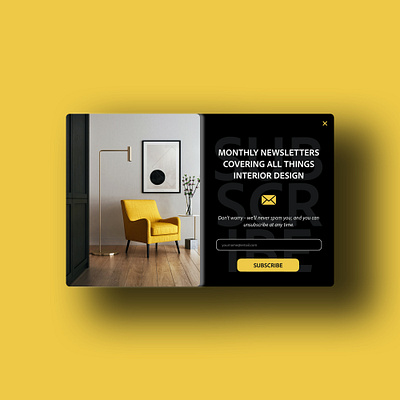 Daily UI 026 - Subscribe 026 daily ui daily ui challenge dailyui dailyuichallenge design email form illustration subscribe ui