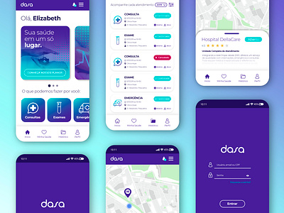 Saúde Dasa | UI Design app design health mobile ui ux