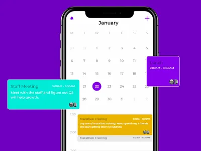 Scheduler App Concept calendar ui ios ios app ui ui design