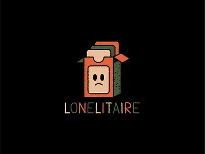 Lonelitaire ace cards cards design doodle icon logo lonely monopoly playingcards smile solitaire