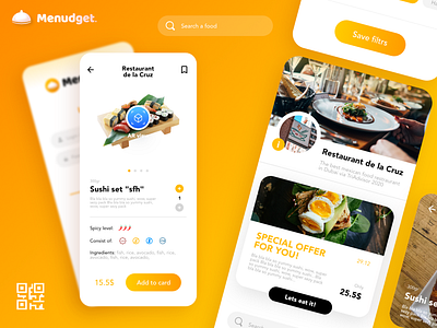 Menudget app uiux app design app designer app ui app uiux clean uiux food app food uiux uiux uiux app uiuxdesign