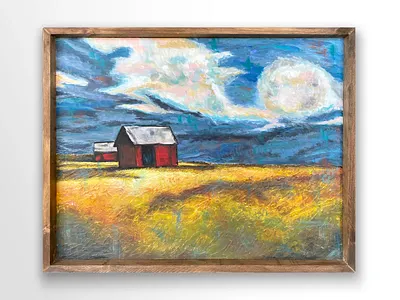 Before the Storm Acrylic Painting