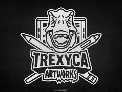 New Trexyca Artworks Logo 2021 cartoon dino dinosaur esport logo logodesign rex trex tyrannosaurus tyrannosaurusrex vector