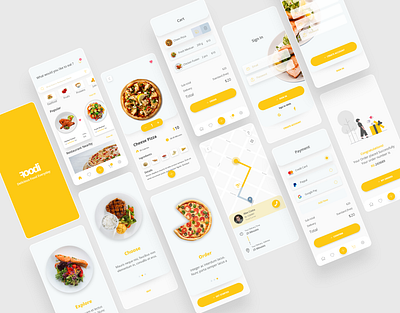 Food Delivery App UI/UX app design food app fooddeliveryapp uiux