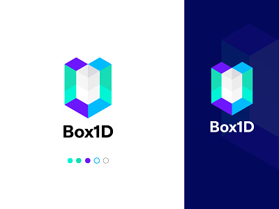 3D Color Palette Box Tech Logo 3d box 3d logo box logo brand logo business icon business logo color palette color plate logo letter logo logo logo design logo dribbble minimalist modern logo tech box trend logo web logo