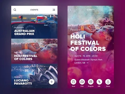 Event app UI design app design event app design mockups design ui ux design wireframes design