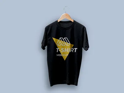 T-shirt on Hanger Mockup apparel mockup free mockup hanging t shirt mockup t shirt mockup