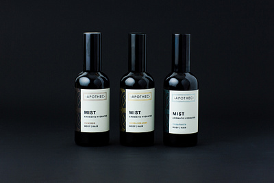 Apothec Packaging Design branding elements graphic design health identity labels packaging design richmond typography wellness