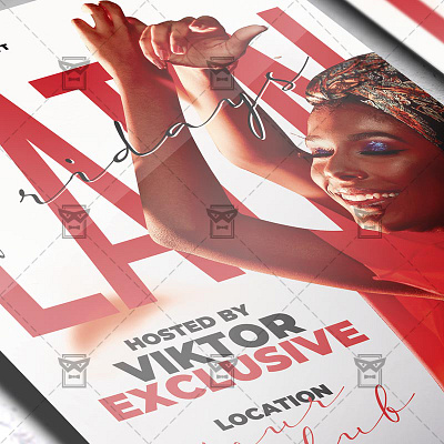 Latin - Flyer PSD Template club design club flyer latin latin dance latin party party flyer party night party psd psd club flyer sexy night