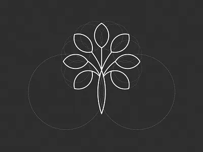 Tree Grid branding gradient logo logo