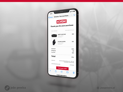 Daily Ui 17 - Email Receipt branding chrome bags dailyui design ecommerce ecommerce business email email design email receipt flat illustration minimal red shop shopping ui ux vector web