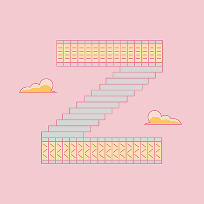 Z 36daysoftype design flat illustration minimal typography