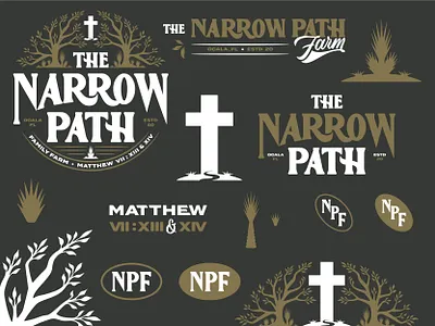 The Narrow Path - Responsive Logo Design brand brand design brand identity branding custom type flash sheet hand lettering icon identitydesign illustration logo logo design logodesign logos logotype responsive responsive design type vector