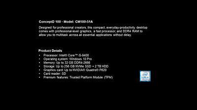 FINAL ConceptD 100 Model CM100 51A