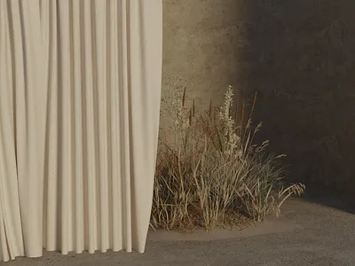 New year, new render 3d art direction c4d interior design render set