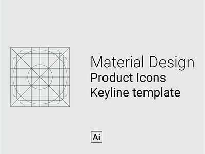 MD Keyline template adobe adobe illustrator android design download free freebie google guides icons illustrator keylines material design template