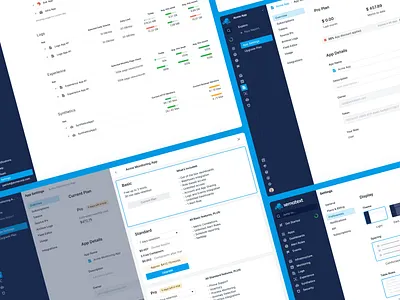 Sematext Settings Page admin billing dashboard devops logs minimal monitoring pricing product design settings ui ux