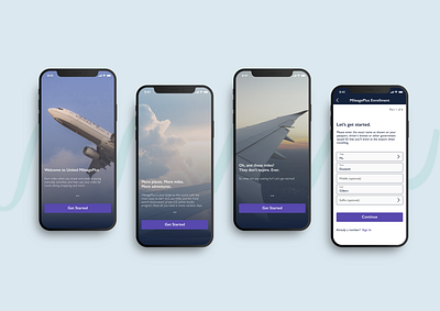 Daily UI #1 - Sign Up airline airline app dailyui dailyui 001 mobile ui redesign sign up sign up form sign up page ui uidesign uiux