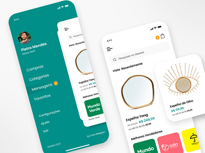 iMarket | UI Design app app design application branding design designer loja market marketplace shop shopping ui uidesign ux