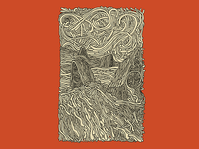 Overgrown Cottages album art album cover blog header blog page book cover book cover art book illustration concert poster cover cover art cover photo cover story hero image hero photo illustrator journalism music poster psychedelic record cover