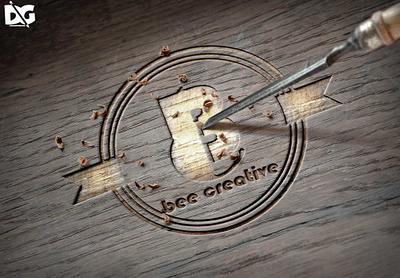 Realistic Wood Cutted Logo Mockups design design template designs illustration latest 2020 menu menu design menu design template psd psd mockup web