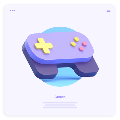 3D ILLUSTRATION ICON JOY STICK GAME 3d icon 3d ilustration app design game game icon icon illustration ui ux website