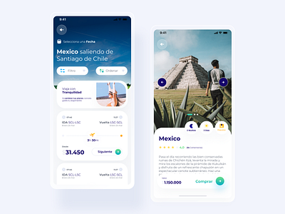 UI Travel App ✈️ app branding design downland flat travel travel app travelling ui uidesign uiux designer uiuxdesign uiuxdesigner viajes