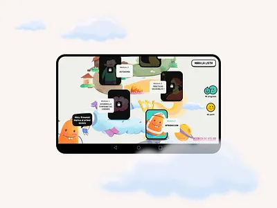 Volar App / Screens app art direction characters colors design digital experience fun illustration illustrations ui user experience user interface ux