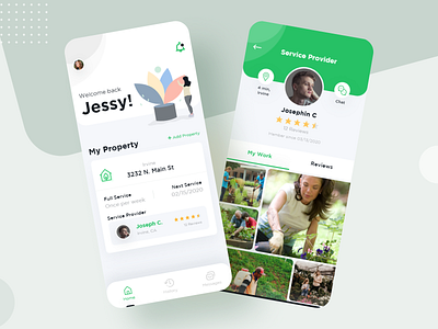 Gardeners finding App UI Design app appuidesign appuiuxdesign clean ui design history iconsdesign illustration ios app messages mobile app mobile ui mobileappdesign mobiledesign modern searching ui uidesign uiuxdesign ux