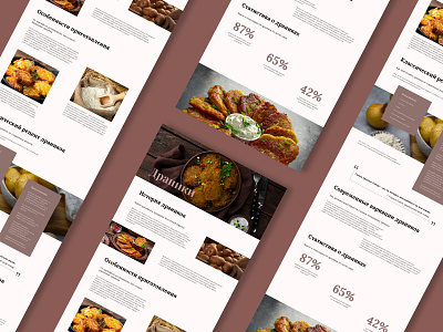 Longread about Potato Pancakes design graphic design ui ux web design